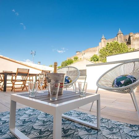 La Terrasse De La Tour Pinte. Apartment Carcassone Exterior photo