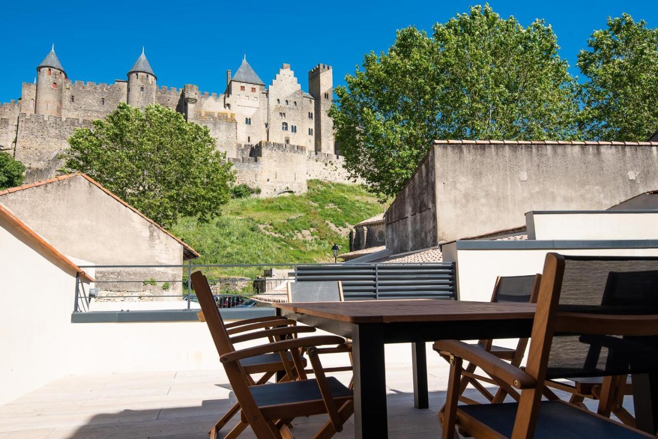 La Terrasse De La Tour Pinte. Apartment Carcassone Exterior photo