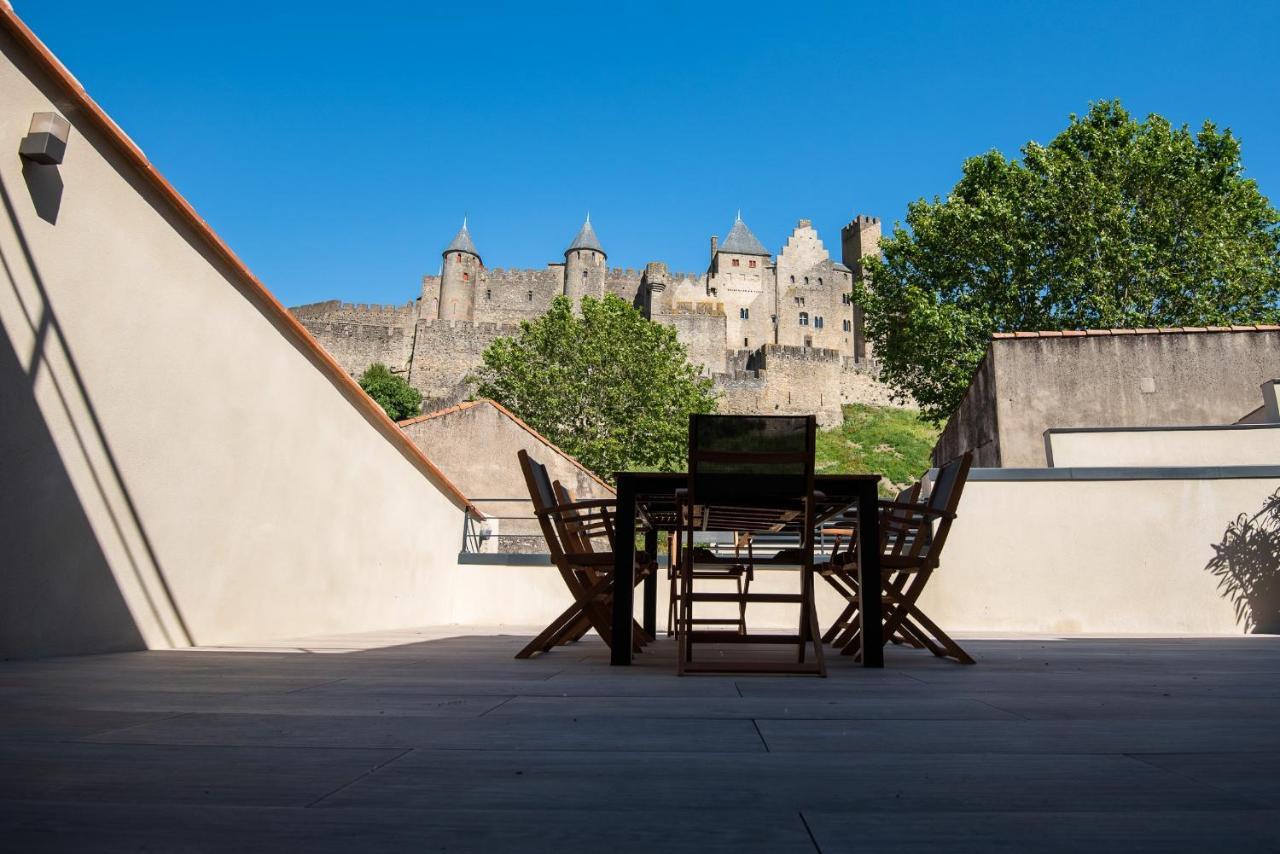 La Terrasse De La Tour Pinte. Apartment Carcassone Exterior photo